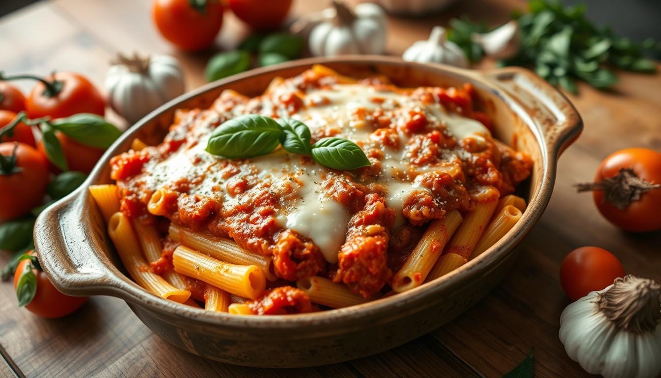 Baked ziti without meat recipe