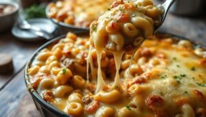 Cheesy Beef Mac Casserole