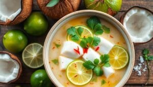 Coconut Lime Fish Soup