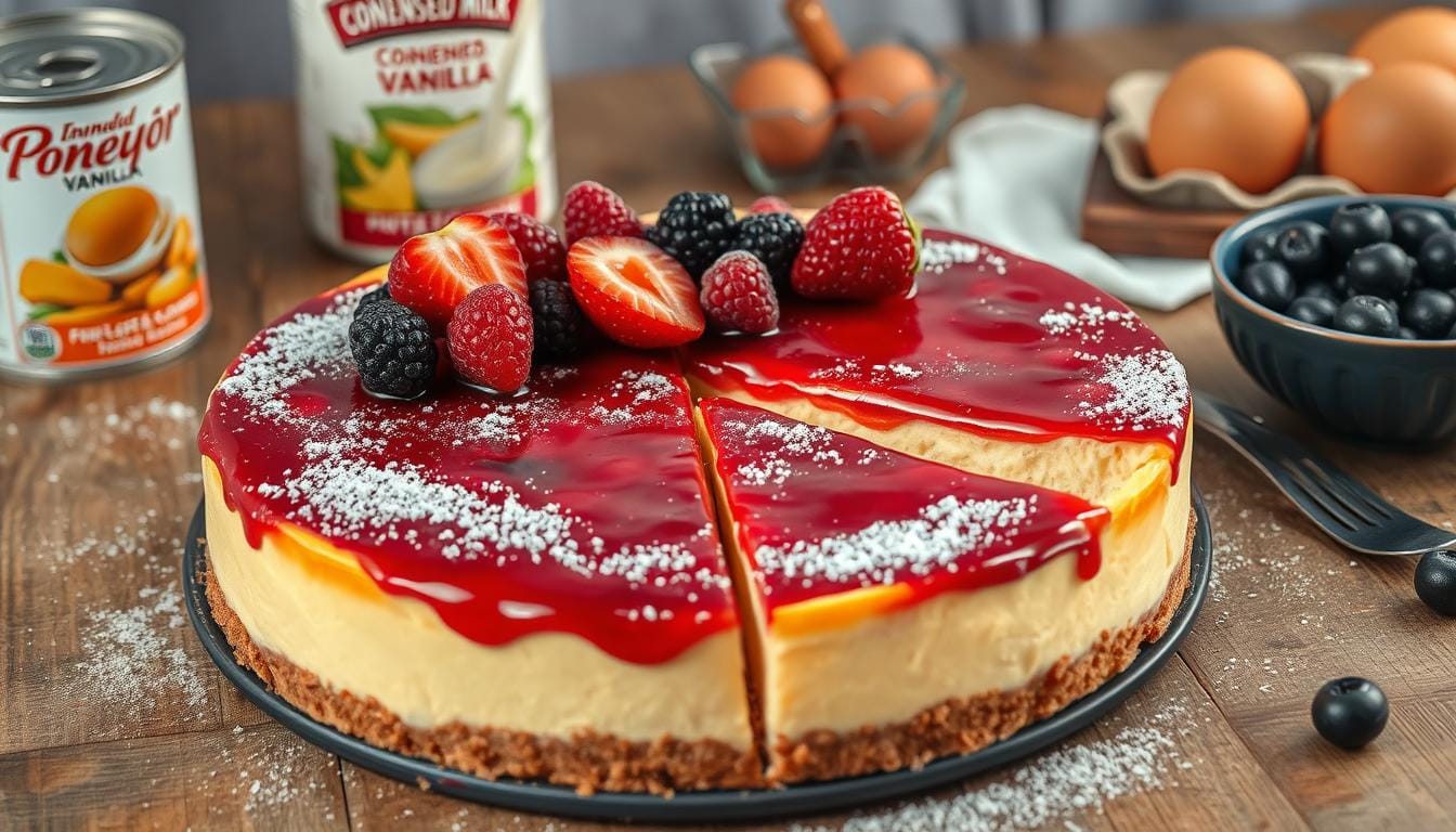 Condensed Milk Cheesecake