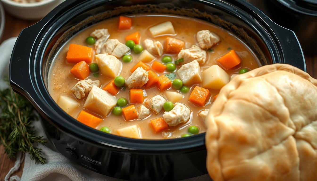 Crockpot Chicken Pot Pie