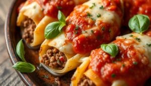 Stuffed Shells with Ground Meat