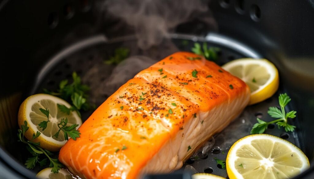 air fryer salmon temperature 400 degrees