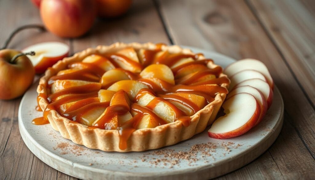 caramel apple tart