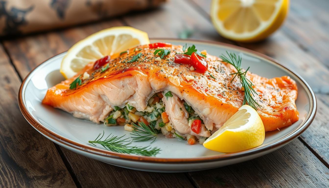 stuffed salmon