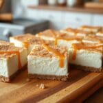 Cinnamon Churro Cheesecake Bars