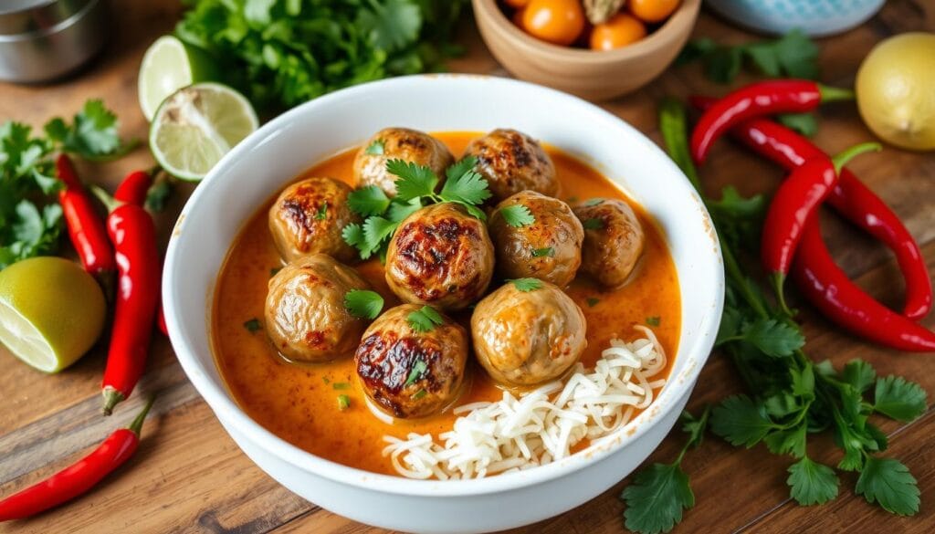 Coconut Curry Thai Chicken Meatballs Nutrition