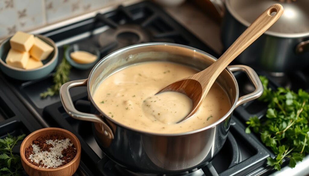 Creamy Chicken Gravy Preparation