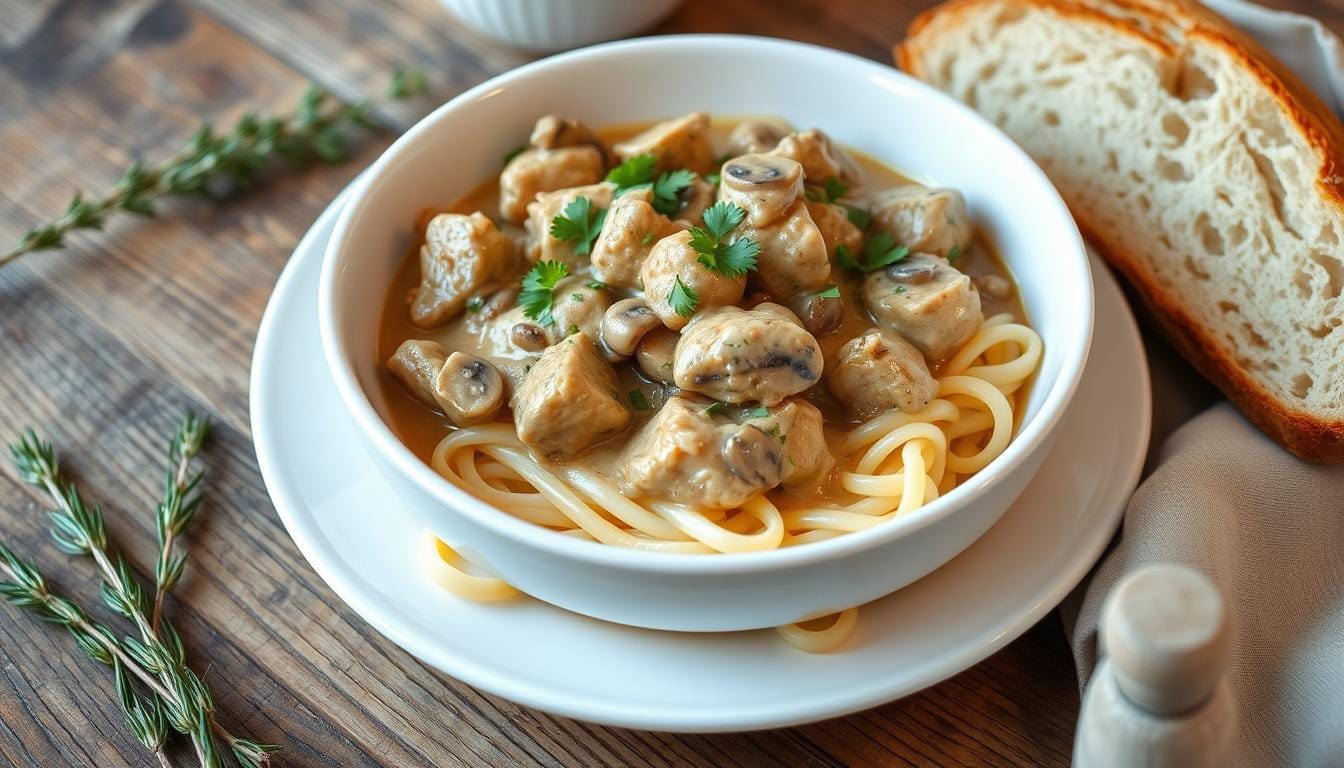 Creamy Chicken Stroganoff Recipe