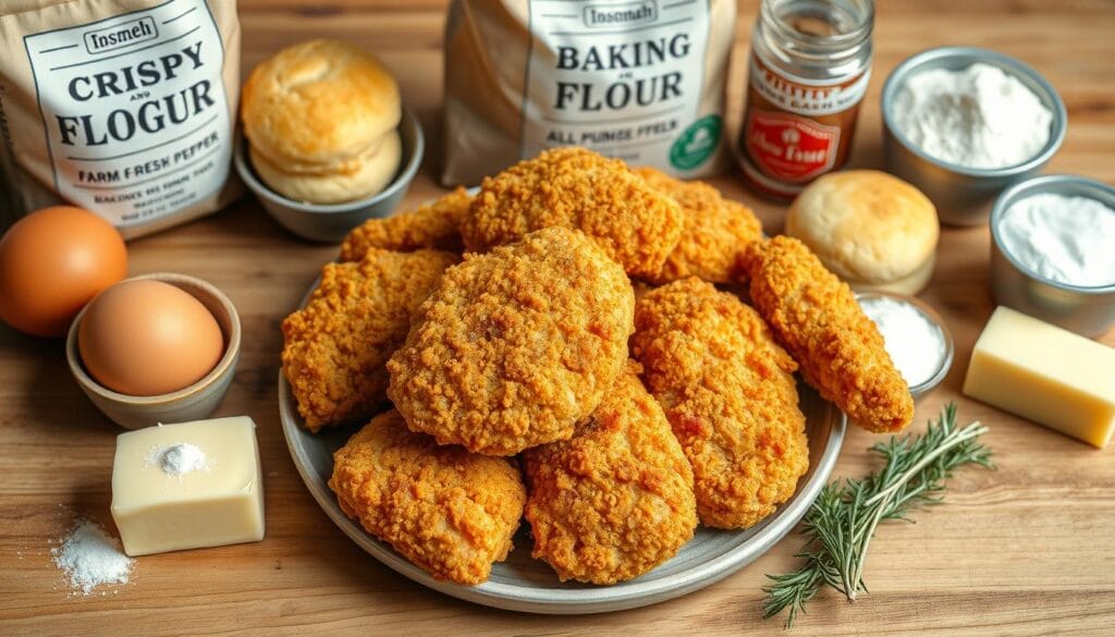 Crispy Chicken and Biscuits Ingredients