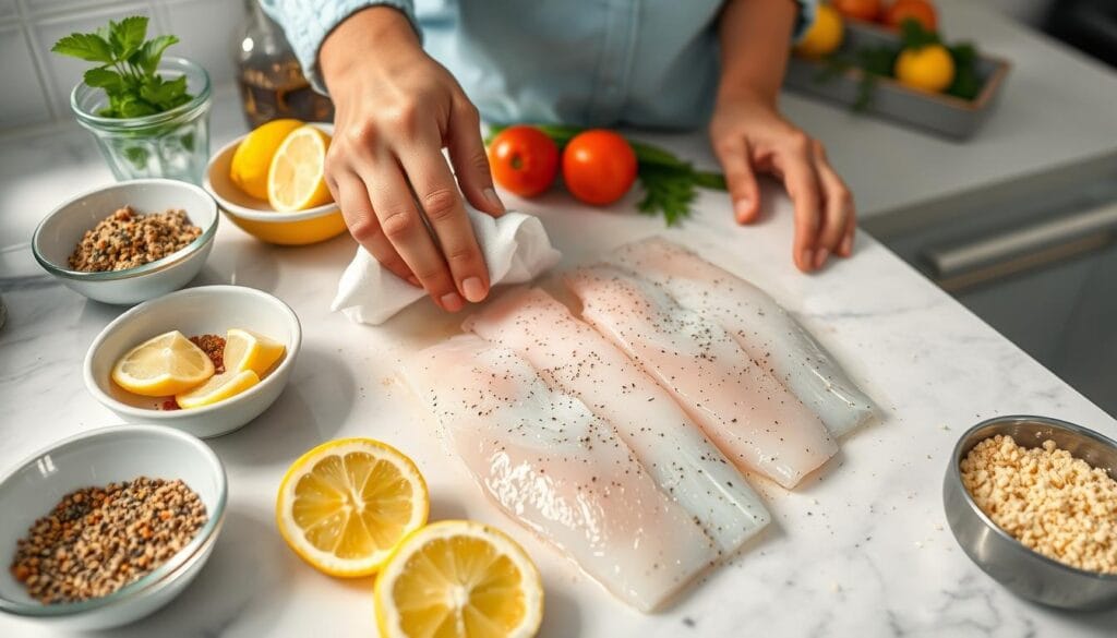 Preparing Cod Fillets for Cooking