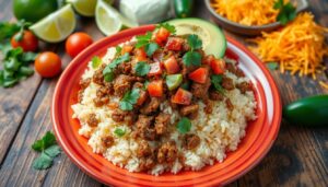 leftover taco meat recipes with rice